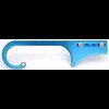 Adjustable Throttle Cable Bracket - Blue Fits 4150 Series Holley Carburetors w/ Ford Style Cable - image 3