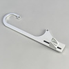 Adjustable Throttle Cable Bracket -Clear Fits 4150/3310 Series Holley 750 with GM Snap in Cable - image 1