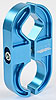 CO2 Bottle Bracket Blue Anodize Finish - image 1