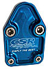 Fuel Pump Block-Off Plate - Blue Small Block Plate Chevrolet - image 1