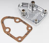 Fuel Pump Block-Off Plate - Clear Small Block Plate Chevrolet - image 1