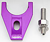 Billet Distributor Hold-Down - Purple Chevrolet V-8 Engines - image 1