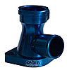 Chevrolet/Chrysler Swivel Thermostat Housing - Blue 1-1/4" Filler Neck - image 1