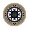 BR008MD18908720 ALPHA Wheel [Size: 18" x 9"] Matte Black w/Sand Lip - image 3