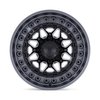 BR008MA20108018N ALPHA Wheel [Size: 20" x 10"] Matte Black w/Gunmetal Lip - image 3