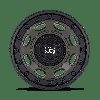 BR007EB16801638 ATLAS Wheel [Size: 16" x 8"] Olive Drab Green w/Black Lip - image 3