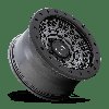 1785BCD-45127G71 BARRICADE Wheel [Size: 17" x 8.50"] Gun Black w/Black Rock Guard - image 2