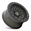 1890BCD-86140N12 BARRICADE Wheel [Size: 18" x 9"] Olive Drab Green w/Black Rock Guard - image 2