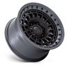 BR014MA17906800 BR014 SAHARA Wheel [Size: 17" x 9"] Matte Black w/Gunmetal Lip - image 2