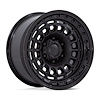 BR014MB17905000 BR014 SAHARA Wheel [Size: 17" x 9"] Matte Black w/Gloss Black Lip - image 1