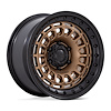 BR014ZB17906800 BR014 SAHARA Wheel [Size: 17" x 9"] Matte Bronze w/Gloss Black Lip - image 1