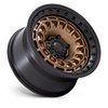 BR014ZB17905012N BR014 SAHARA Wheel [Size: 17" x 9"] Matte Bronze w/Gloss Black Lip - image 2