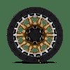 BR016GD17855010N BR016 TUSK Wheel [Size: 17" x 8.50"] Matte Gold w/Machined Ring - image 3