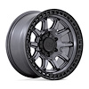 BR001AB20906300 CALICO Wheel [Size: 20" x 9"] Matte Gunmetal w/Matte Black Lip - image 1