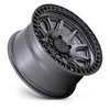 BR001AB20906300 CALICO Wheel [Size: 20" x 9"] Matte Gunmetal w/Matte Black Lip - image 2