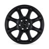 1890GLA125150M10 GLAMIS Wheel [Size: 18" x 9"] Matte Black - image 3
