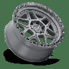 1790KLS-26140G12 KELSO Wheel [Size: 17" x 9"] Battleship Gray w/Black Ring - image 2