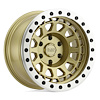 1785PRM-85127L71 PRIMM BEADLOCK Wheel [Size: 17" x 8.50"] Matte Gold w/Machined Ring - image 1