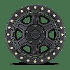 1790REN-26140M12 RENO Wheel [Size: 17" x 9"] Matte Black w/Brass Bolts - image 4