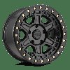 1790REN-85127M71 RENO Wheel [Size: 17" x 9"] Matte Black w/Brass Bolts - image 2