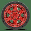 1790REN005127R71 RENO Wheel [Size: 17" x 9"] Candy Red w/Black Ring/Bolts - image 4