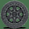 1790REN006140M12 RENO Wheel [Size: 17" x 9"] Matte Black w/Brass Bolts - image 4