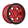 1790REN006140R12 RENO Wheel [Size: 17" x 9"] Candy Red w/Black Ring/Bolts - image 1