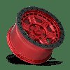 1790REN006140R12 RENO Wheel [Size: 17" x 9"] Candy Red w/Black Ring/Bolts - image 3