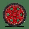 1790REN006140R12 RENO Wheel [Size: 17" x 9"] Candy Red w/Black Ring/Bolts - image 4