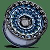 1785STN-06135U87 SENTINEL Wheel [Size: 17" x 8.50"] Cobalt Blue w/Black Ring - image 3