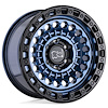 1785STN-85127U71 SENTINEL Wheel [Size: 17" x 8.50"] Cobalt Blue w/Black Ring - image 1