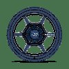 BR011LX17905038N SHOGUN Wheel [Size: 17" x 9"] Gloss Midnight Blue - image 4