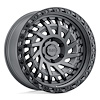 1790SHD005127G71 SHREDDER Wheel [Size: 17" x 9"] Matte Gunmetal w/Black Ring - image 1