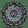 1790SHD005127G71 SHREDDER Wheel [Size: 17" x 9"] Matte Gunmetal w/Black Ring - image 4