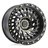 1790SHD005127M71 SHREDDER Wheel [Size: 17" x 9"] Matte Black w/Machined Dark Tint - image 1