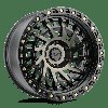 1790SHD005140M78 SHREDDER Wheel [Size: 17" x 9"] Matte Black w/Machined Dark Tint - image 2