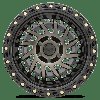 1790SHD005140M78 SHREDDER Wheel [Size: 17" x 9"] Matte Black w/Machined Dark Tint - image 4