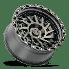 1790SHD006135M87 SHREDDER Wheel [Size: 17" x 9"] Matte Black w/Machined Dark Tint - image 3