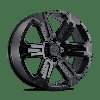 1785WKA-85127M71 WANAKA Wheel [Size: 17" x 8.50"] Matte Black - image 2