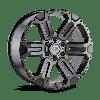 2090WKA126140G12 WANAKA Wheel [Size: 20" x 9"] Matte Gunmetal w/Brushed Face/Gunmetal Tint - image 2