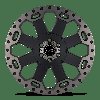 1780WAR355114M76 WARLORD Wheel [Size: 17" x 8"] Matte Black w/Machined Dark Tint - image 4