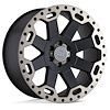 1780WAR355120M76 WARLORD Wheel [Size: 17" x 8"] Matte Black w/Machined Dark Tint - image 1
