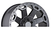 1880WAR355110G72 WARLORD Wheel [Size: 18" x 8"] Matte Gunmetal - image 1