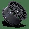 1780YWN455160M65 YELLOWSTONE Wheel [Size: 17" x 8"] Matte Black - image 3