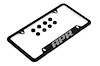 LICENSE PLATE FRAME THICK