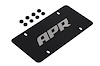 LICENSE PLATE BLACK/SILV