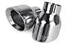 Double-Walled 4" Slash-Cut Tips (Polished) - Set of 2