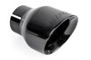 Exhaust Tips 4 in. Outlet, Slash-Cut [Black-Diamond Polished Finish] - image 3