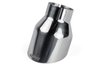 Single-Walled 4" Slash-Cut Tips (Polished Silver) - Set of 2 - image 3