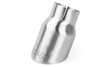 Double-Walled 3.5" Slash-Cut Tips (Brushed Silver) - Set of 2 - image 3
